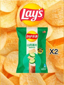 Чипсы Lay's со вкусом огурца 2 шт