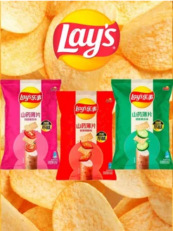 Чипсы Lay's со куриных крылышек помидора и огурца