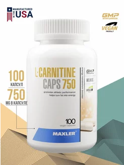 Л-карнитин L-Carnitine Caps 750 mg, 100 капсул