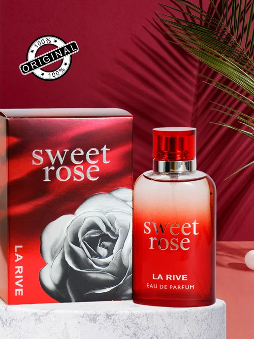 LA RIVE Парфюмерная вода Sweet Rose 90 ml цветочный аромат