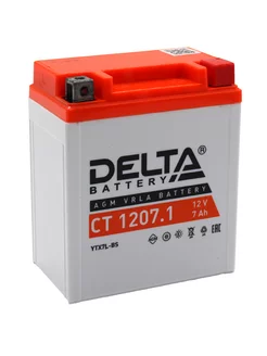 Аккумулятор для мотоцикла Delta CT 1207.1 YTX7L-BS