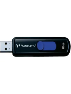 Флеш накопитель 64GB USB 2.0 Transcend 225331948 купить за 779 ₽ в интернет-магазине Wildberries