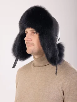 Шапка ушанка зимняя кожаная песец LUXURY FUR HATS 225395324 купить за 8 848 ₽ в интернет-магазине Wildberries