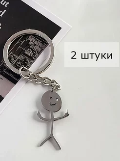 Брелок для ключей и сумок "Человечек" 2 шт PARVDOX 225494887 купить за 135 ₽ в интернет-магазине Wildberries