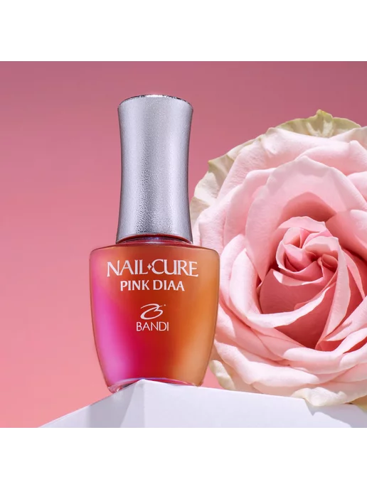 Bandi Лак для ногтей укрепляющий Nail Cure Pink Diaa, 14 мл, 14 мл, фото 6
