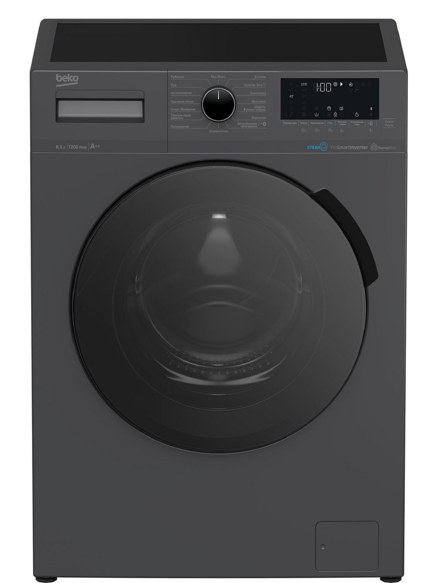 Стиральная машина beko wspe6h612a черный