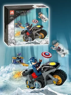 Конструктор Super Heroes - Битва Капитана Америка с Гидрой LEGO 225599251 купить за 520 ₽ в интернет-магазине Wildberries