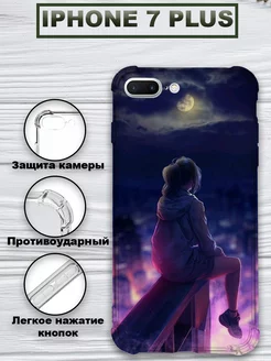 Чехол на IPHONE 7 PLUS противоударный силиконовый AlmaCase 225613336 купить за 260 ₽ в интернет-магазине Wildberries