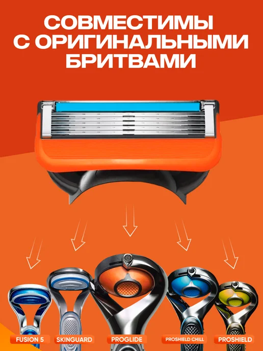 IQQT Бритва мужская станок для бритья, 4 штуки, Бритва мужская станок бритья, фото 5