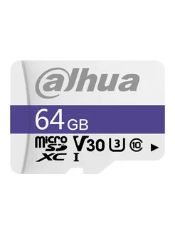 Карта памяти Micro SD 64Гб DHI-TF-C100 64GB