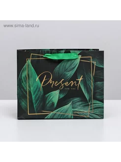 Пакет подарочный ламинированный "Present for you"