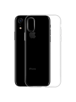 Чехол силиконовый для iPhone XR, прозрачный