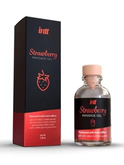 Массажное масло «Intt Strawberry» с согревающим эффектом