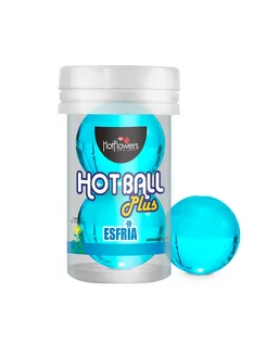 Лубрикант на масляной основе Hot Ball Plus с охлаждающим