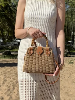 Сумка соломенная плетеная из ротанга Bag-ON 225900867 купить за 2 066 ₽ в интернет-магазине Wildberries