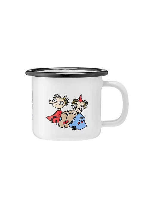 Muurla Кружка эмалированная Moomin "Retro Тофсла и Вифсла", 150 мл