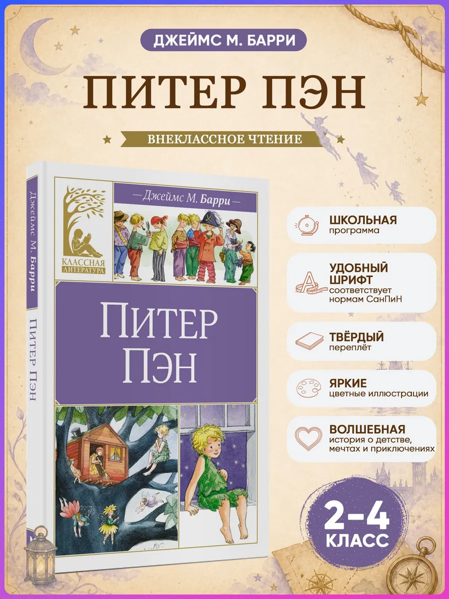 Питер Пэн.Барри Дж.М. Внеклассное чтение