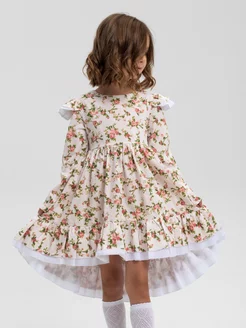 Платье в садик нарядное повседневное с длинным рукавом RiannKidsStyle 225997337 купить за 1 122 ₽ в интернет-магазине Wildberries