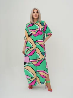 Платье-рубашка Elegant 226009543 купить за 2 090 ₽ в интернет-магазине Wildberries