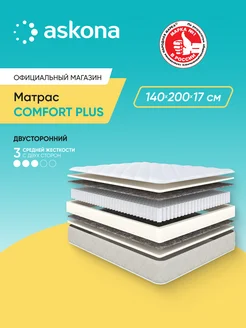 Аскона Матрас 200*140 COMFORT PLUS Askona 226024389 купить за 9 882 ₽ в интернет-магазине Wildberries