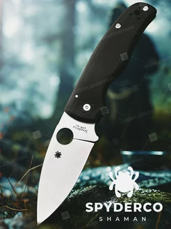 Cкладной нож Spyderco Shaman из стали 8Cr13MoV MadSoldier 226090411 купить за 1 393 ₽ в интернет-магазине Wildberries