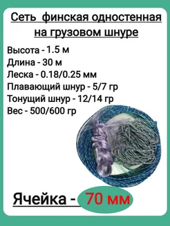 Сеть финская одностенная лесковая жаберная Fishing Net Волга снасть 226171917 купить за 576 ₽ в интернет-магазине Wildberries