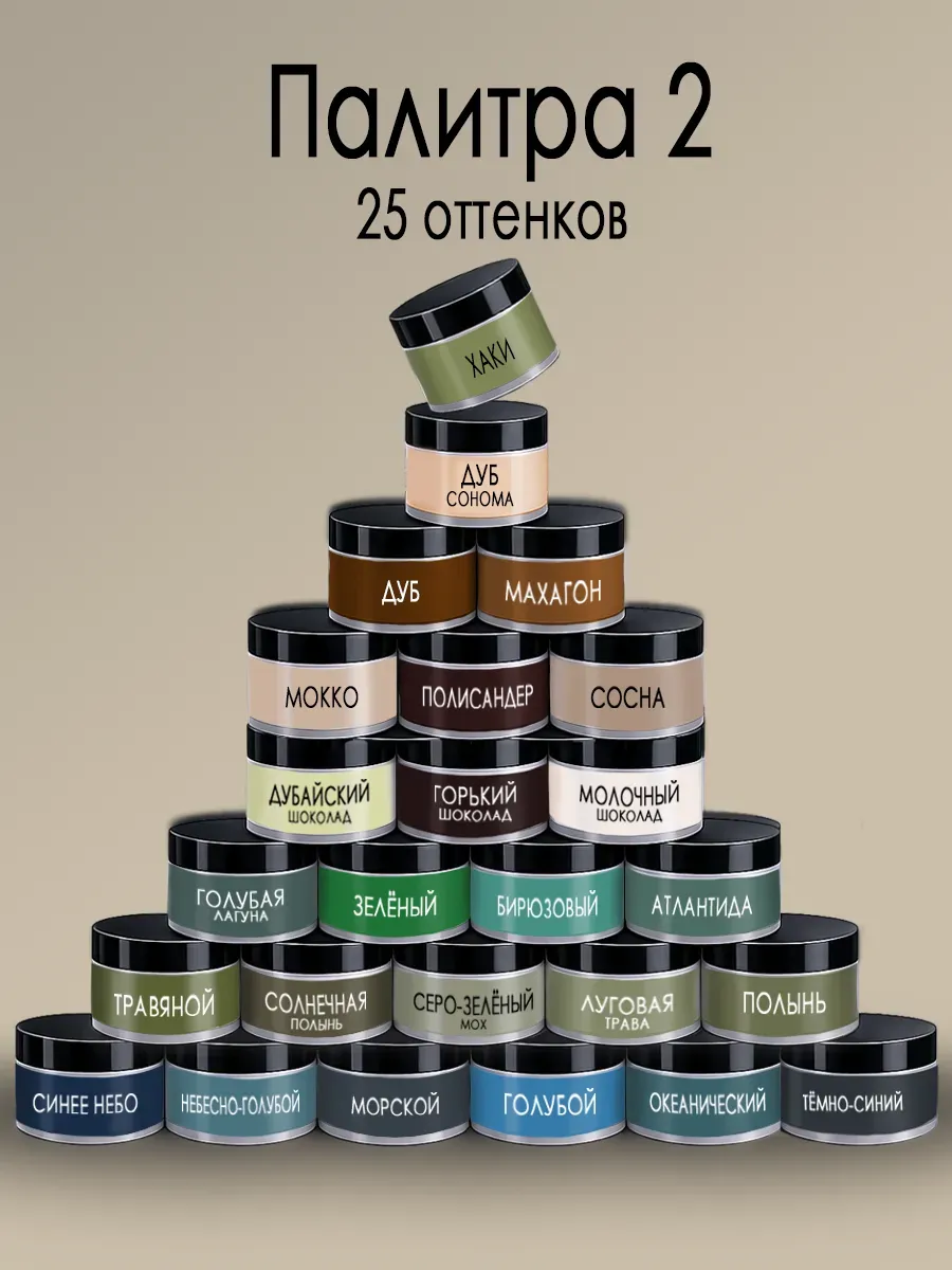 Акриловая краска для мебели из дерева жемчужный фото 12