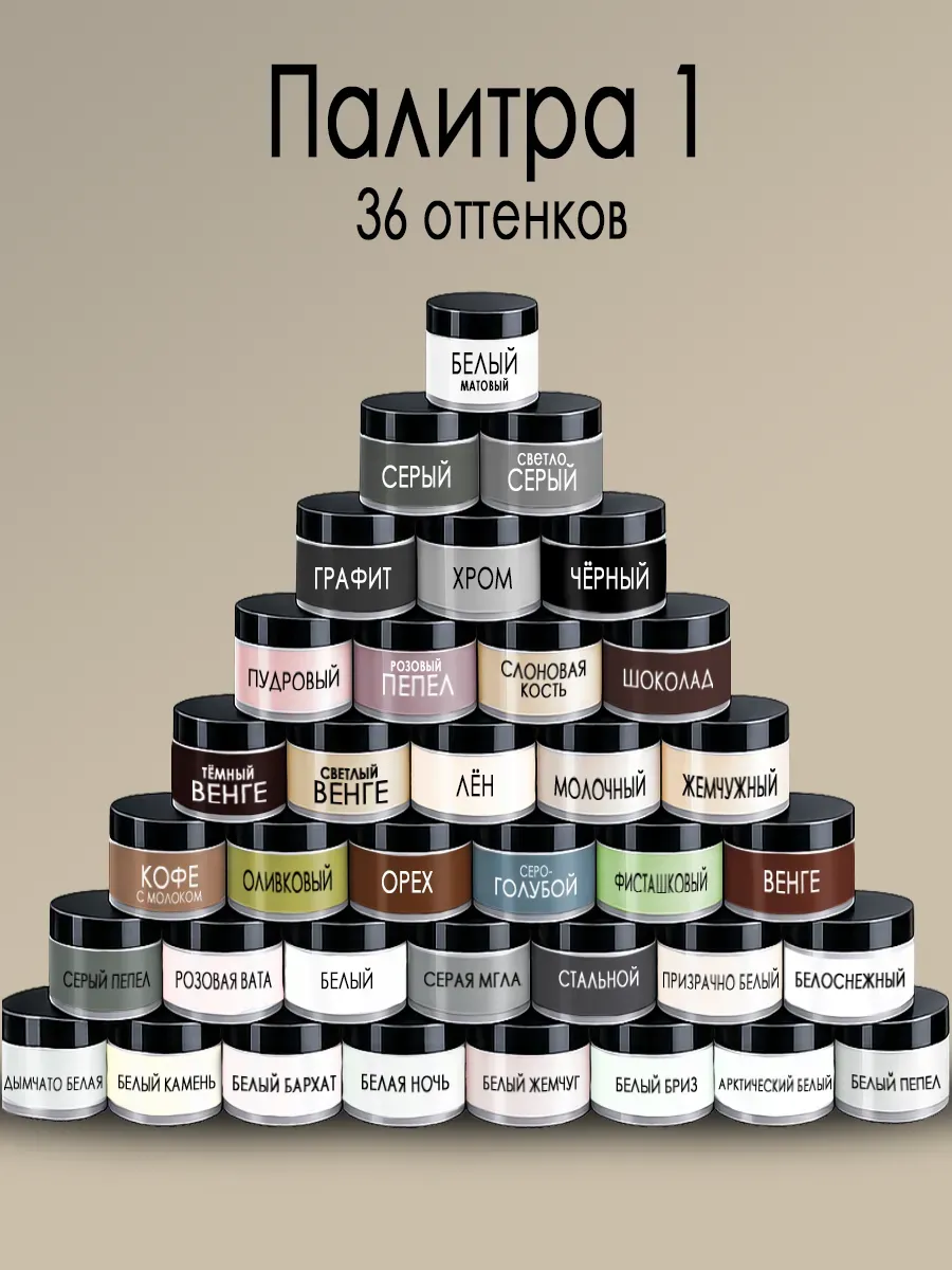 Акриловая краска для мебели из дерева светло-серый фото 12