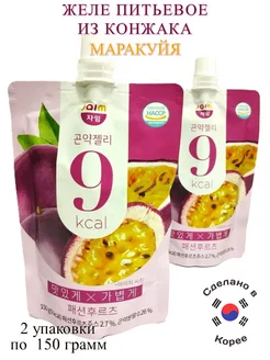 Желе питьевое Konjac Маракуйя без сахара, 2 шт