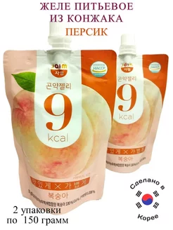 Желе питьевое Konjac Персик без сахара, 2 шт