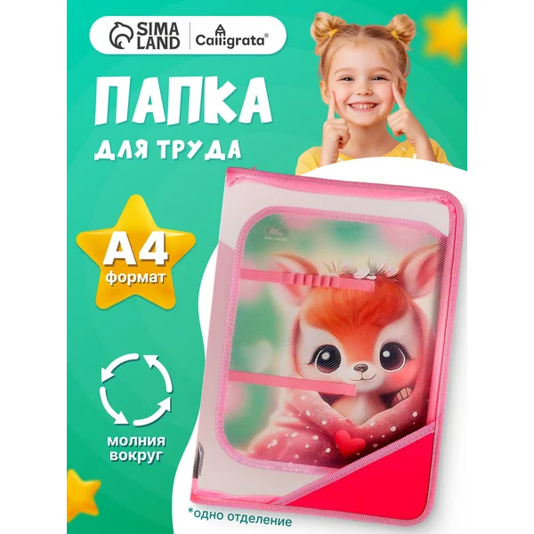 Папка сумка школьная для труда и тетрадей А4