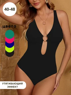 Купальник слитный черный с утяжкой Adoreswim 226335551 купить за 1 364 ₽ в интернет-магазине Wildberries