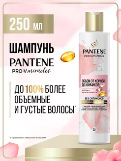 PANTENE Miracles Шампунь Объем от корней до кончиков 250 мл PANTENE 226337126 купить за 474 ₽ в интернет-магазине Wildberries