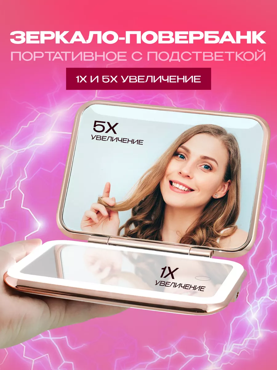 Карманное зеркало с...