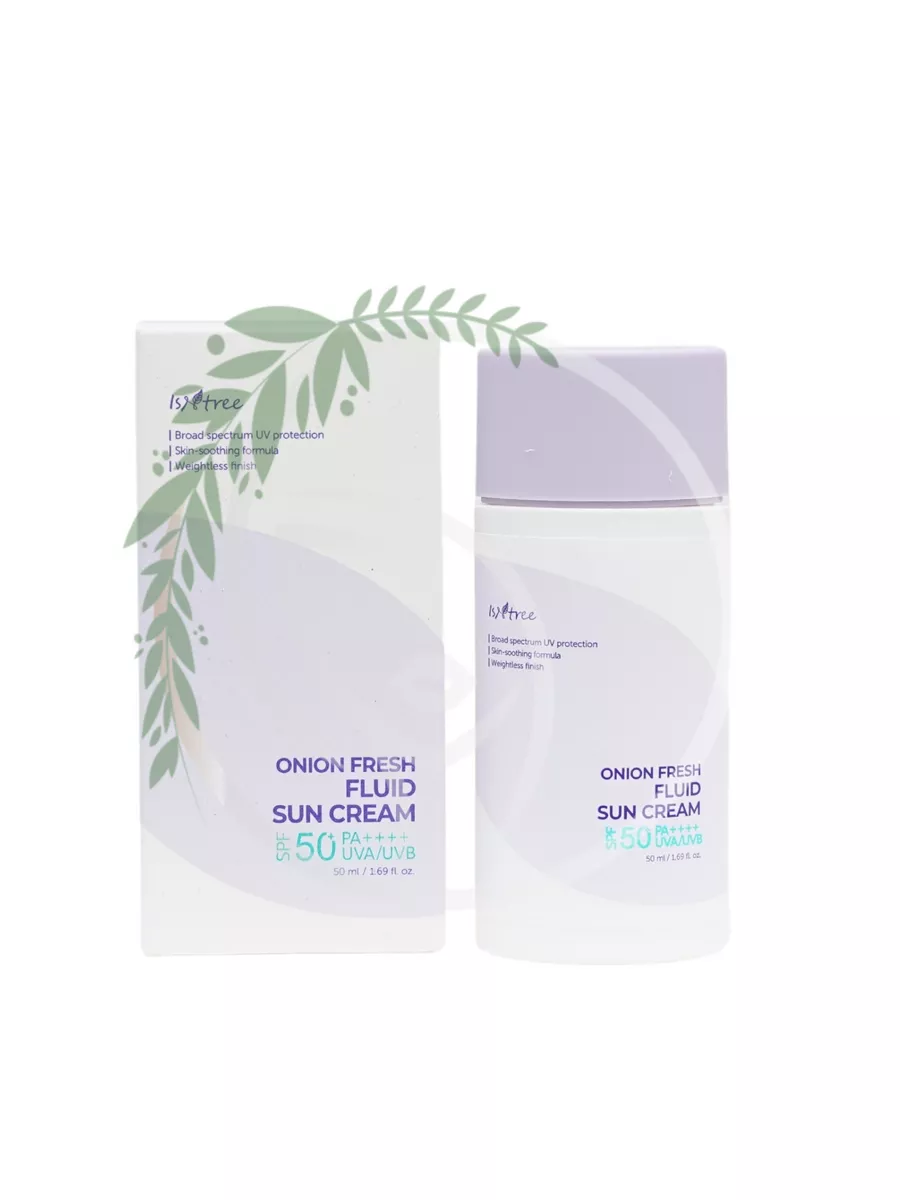 Солнцезащитный флюид Onion Fresh Fluid Sun Cream SPF50+ IsNtree 226348289  купить в интернет-магазине Wildberries