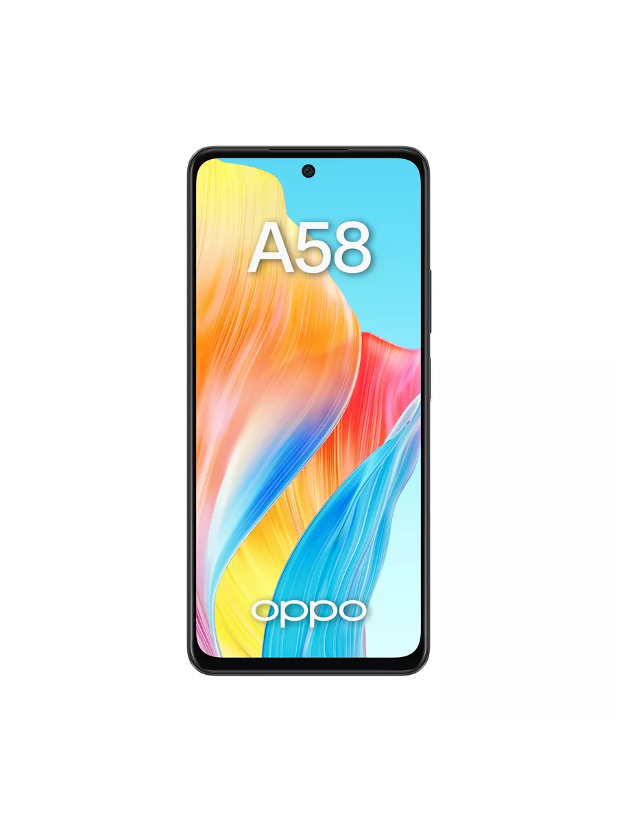 Смартфон OPPO A58 6/128 ГБ, блестящий черный OPPO 226370596 купить в  интернет-магазине Wildberries