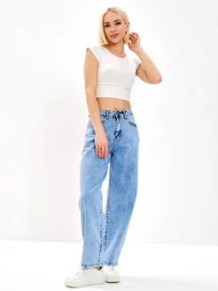 Джинсы широкие летние VICO JEANS 226450403 купить за 1 329 ₽ в интернет-магазине Wildberries