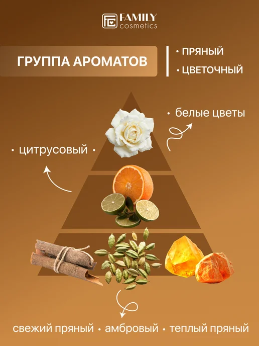 Family Cosmetics Гель для душа 2в1 парфюмированный Амбра и Перец, 470 мл, фото 2