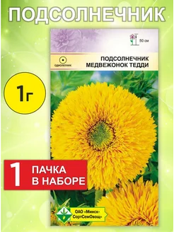 Подсолнечник Медвежонок Тедди махровый. Семена цветов RostAgro-N 226526416 купить за 138 ₽ в интернет-магазине Wildberries