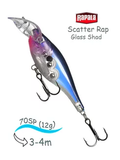 Воблер SCRGS07 GPS Scatter Rap Glass Shad rapala 226575077 купить за 1 323 ₽ в интернет-магазине Wildberries