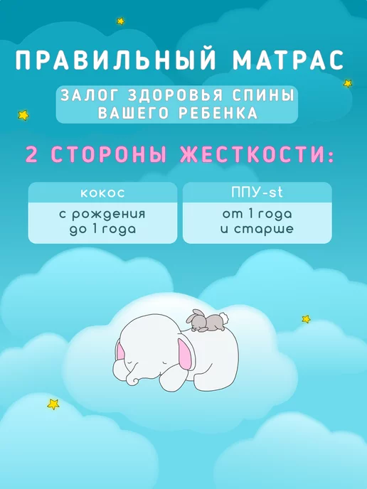 KidRoom Ортопедический детский матрас 140х70 см, вариант, фото 3