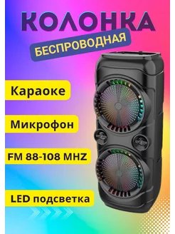 Колонка музыкальная беспроводная, караоке