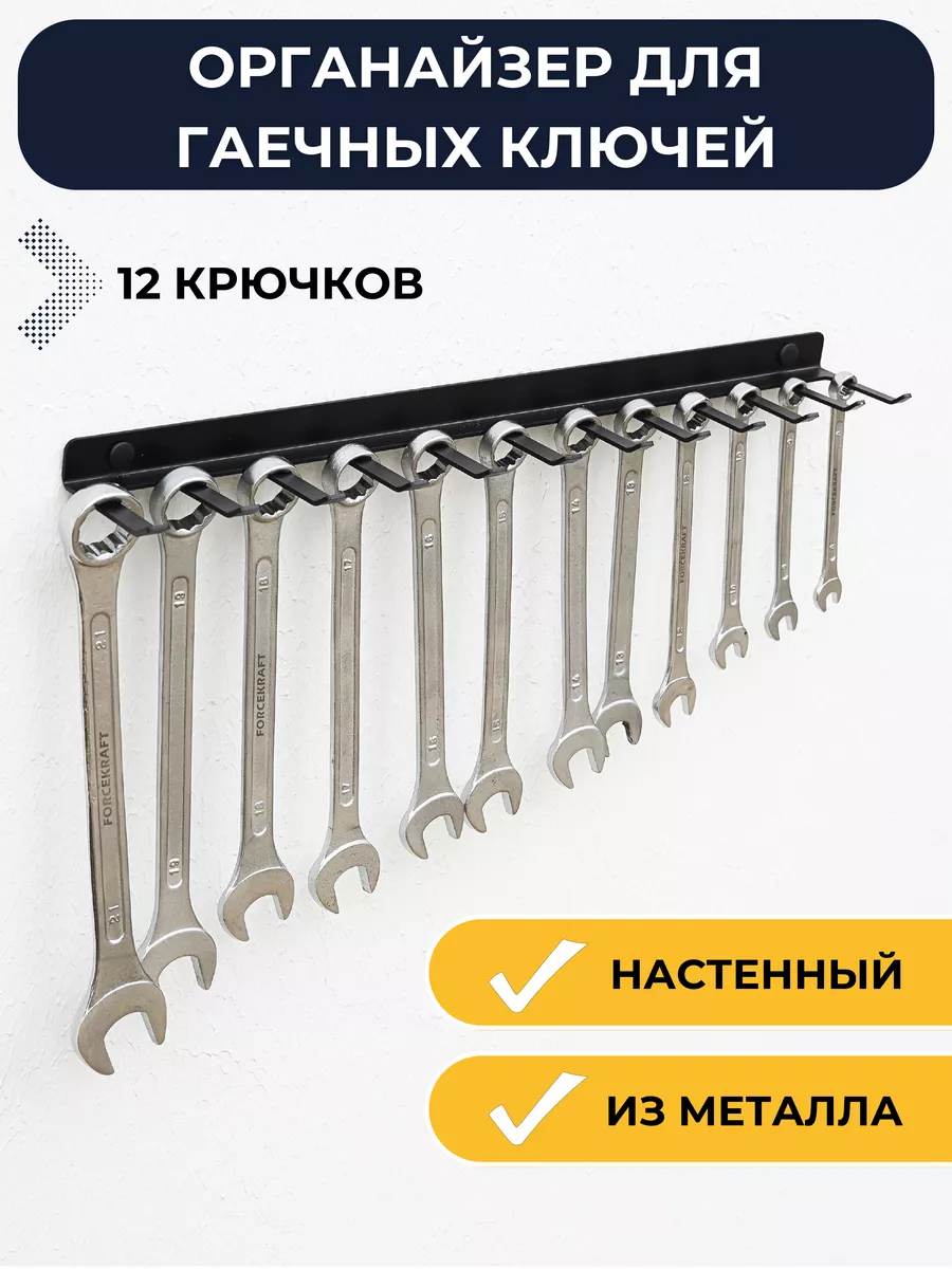 Держатель настенный для гаечных ключей в гараж