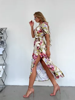 Платье женское летнее длинное пляжное макси Sinelia 226648175 купить за 3 609 ₽ в интернет-магазине Wildberries