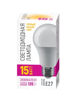 Лампочка светодиодная LED A60 E27 15 Вт 2700К 3шт ОНЛАЙТ 226737200 купить за 234 ₽ в интернет-магазине Wildberries