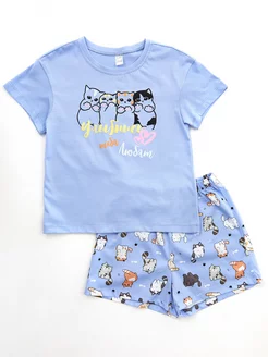 Пижама домашняя с шортами j-kids 226740513 купить за 636 ₽ в интернет-магазине Wildberries