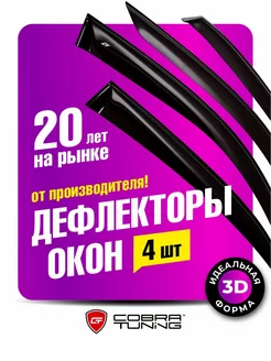 Дефлекторы окон ветровики Мазда 121 (DB) 1991-1996