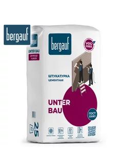 BERGAUF Unter Bau Штукатурка цементная 25,0кг Bergauf 226821245 купить за 564 ₽ в интернет-магазине Wildberries