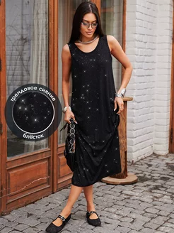 Летнее нарядное платье с блестками JASME 226887510 купить за 1 376 ₽ в интернет-магазине Wildberries