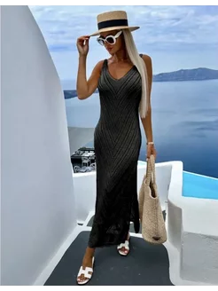 Туника пляжная, платье вязаное COMPROMISS 226887683 купить за 1 879 ₽ в интернет-магазине Wildberries